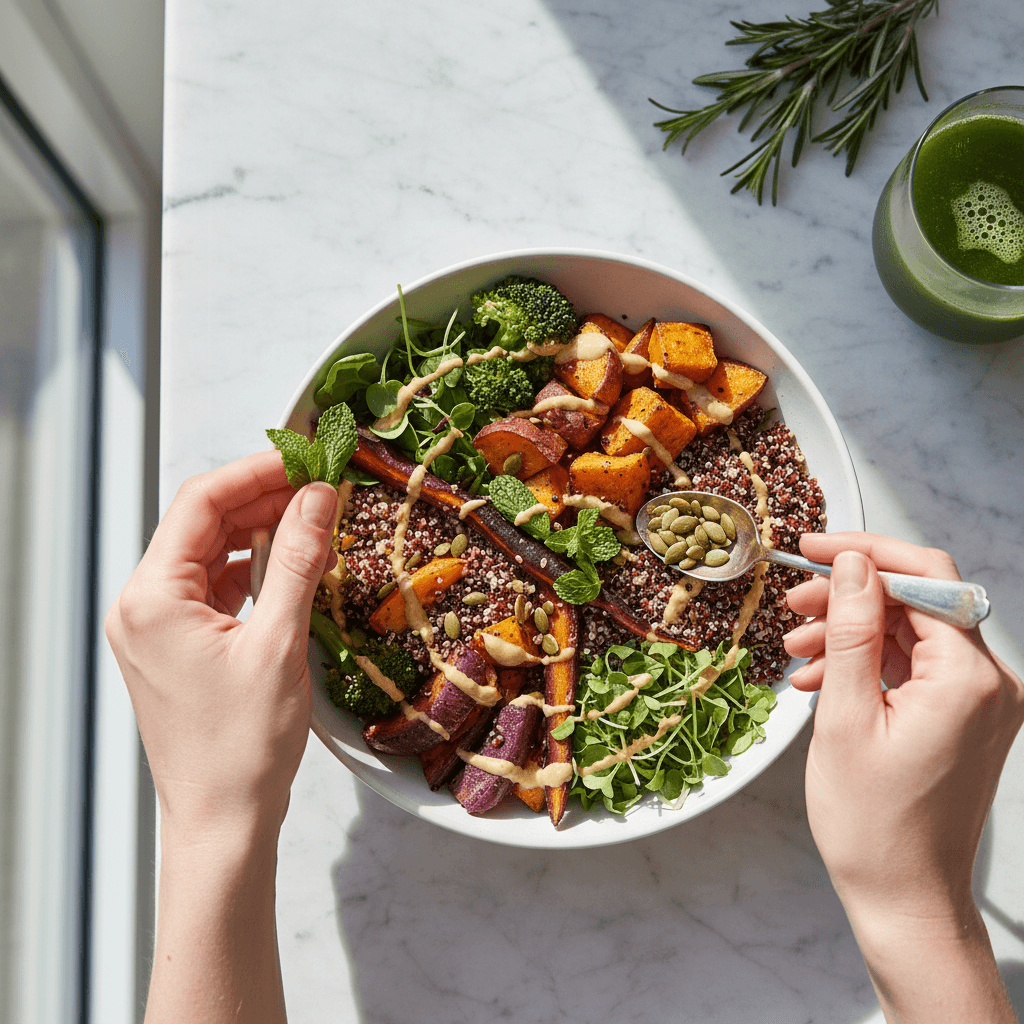Garden vegetable plates